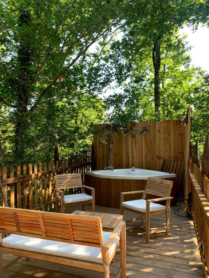 Magic Roof Top Bus With Big Bath In The Tree Forest! Mimizan-Plage Exterior foto